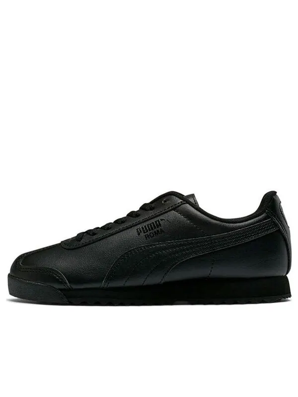 Кроссовки roma basic 'black' Puma — изображение 1 из 4, черный