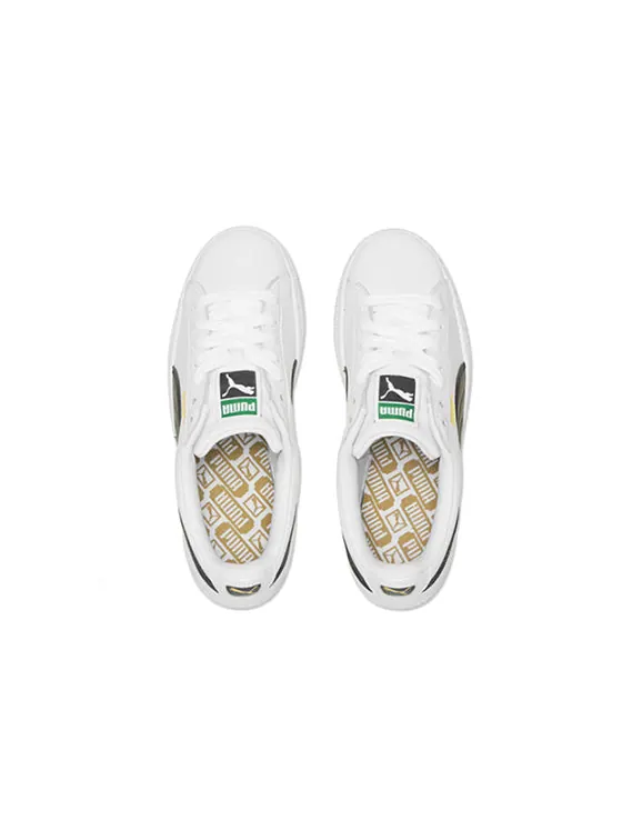 Кеды PUMA Basket Classic LFS 'White Black' — изображение 4 из 5, черный