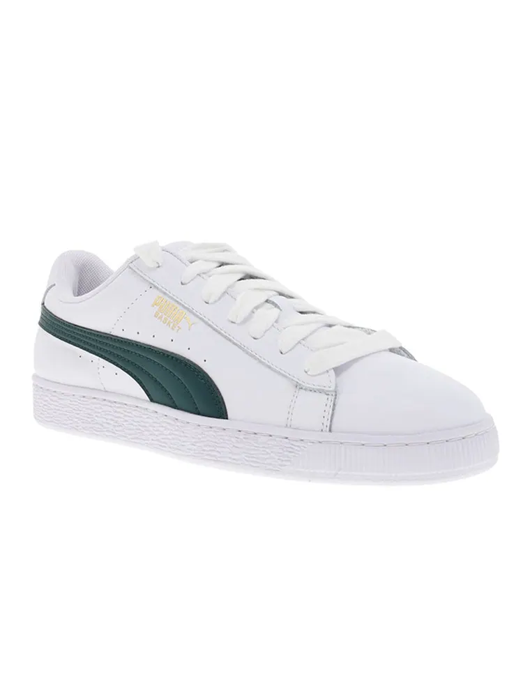 Кеды PUMA Basket Lfs White/Green — изображение 3 из 5, зеленый