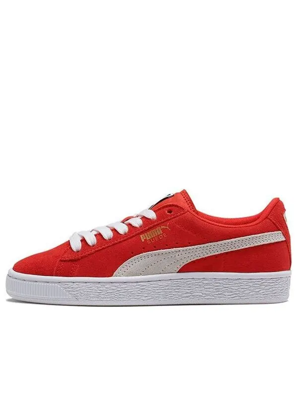 Кроссовки suede 'high risk red' Puma — изображение 1 из 4, красный
