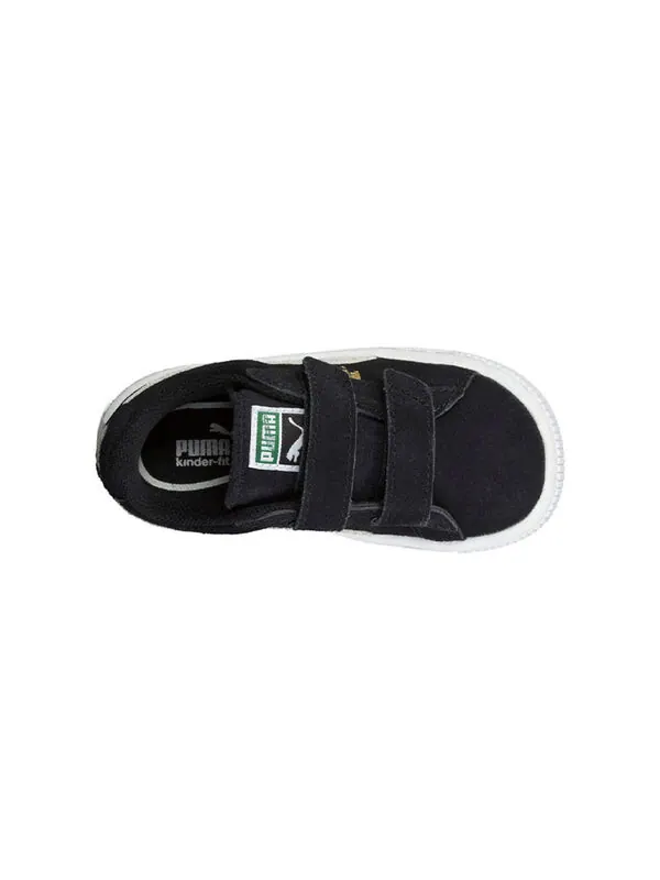 Кроссовки suede 2 straps 'black white' Puma — изображение 3 из 4, черный/белый