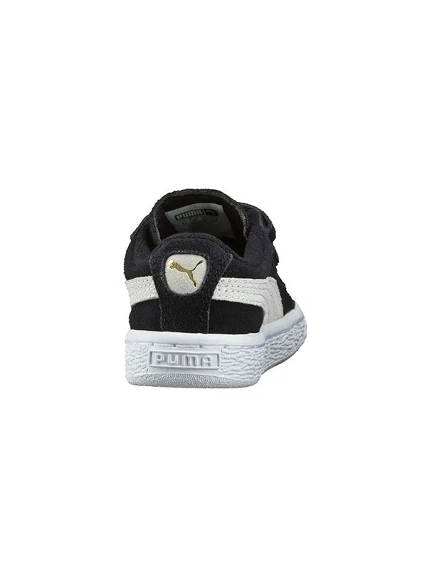 Кроссовки suede 2 straps 'black white' Puma — изображение 4 из 4, черный/белый
