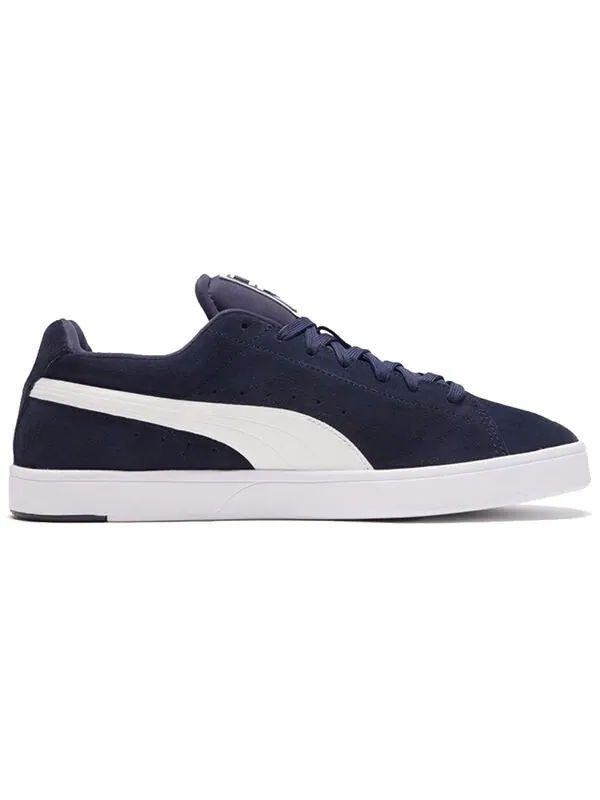 Кроссовки suede skate shoes 'blue white' Puma — изображение 2 из 4, синий/белый