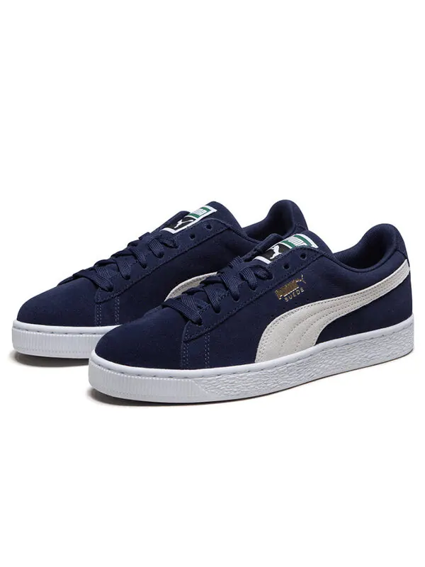 Кроссовки suede classic+ 'peacoat' Puma — изображение 3 из 4, темный синий/белый