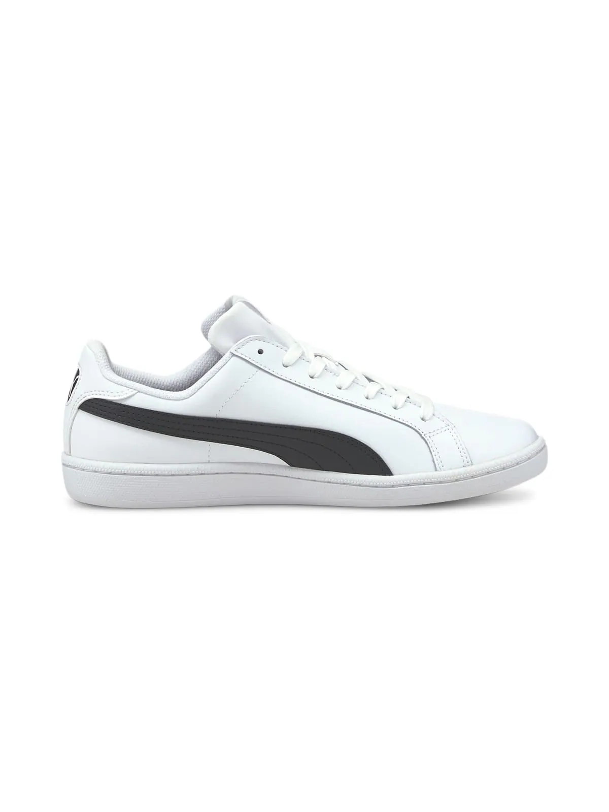 Кроссовки PUMA Smash Leather 'White Black' — изображение 2 из 6, белый