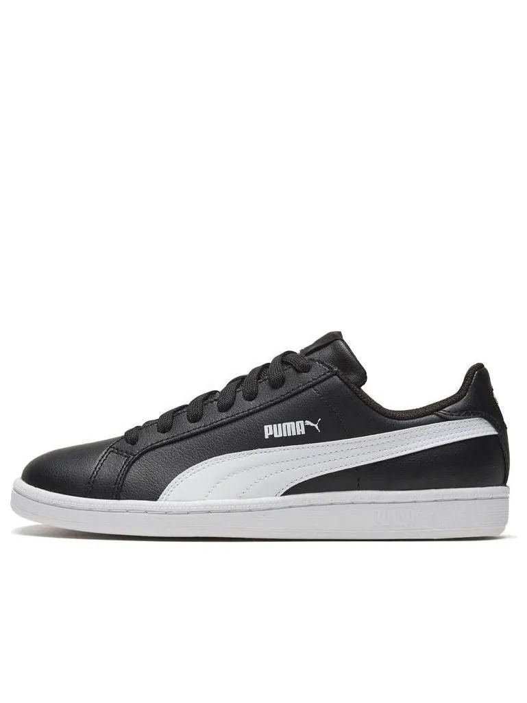 Кеды PUMA Smash Leather 'Black White' — изображение 1 из 5, черный