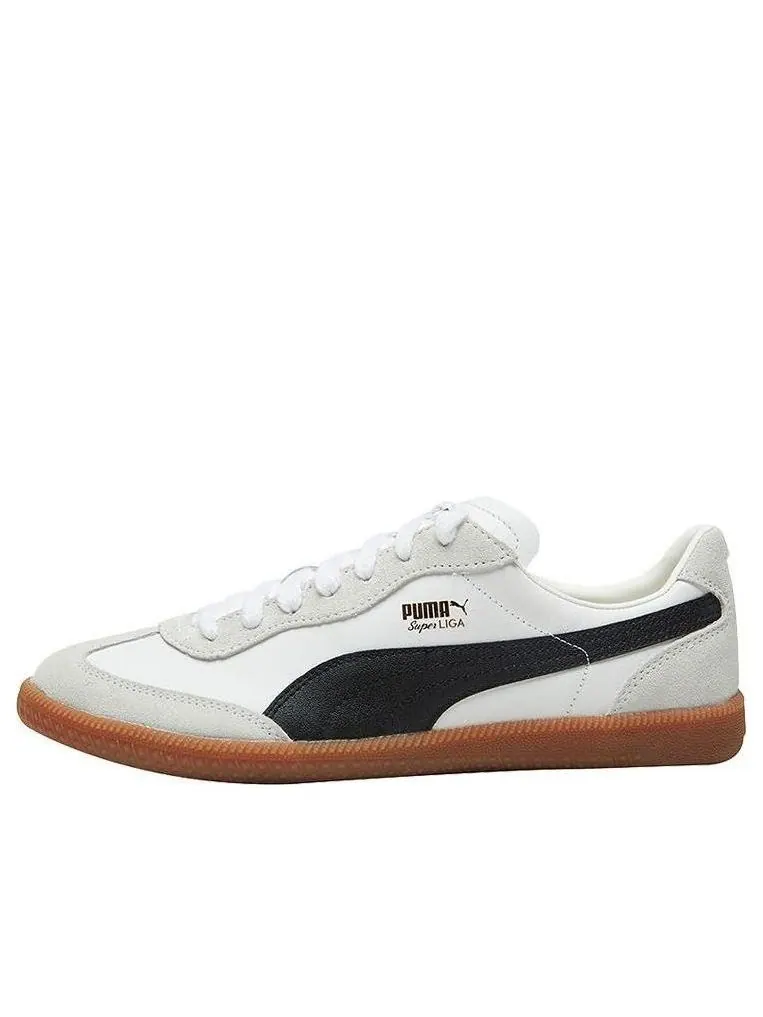 Кеды PUMA Super Liga OG Retro 'White Black' — изображение 1 из 6, белый