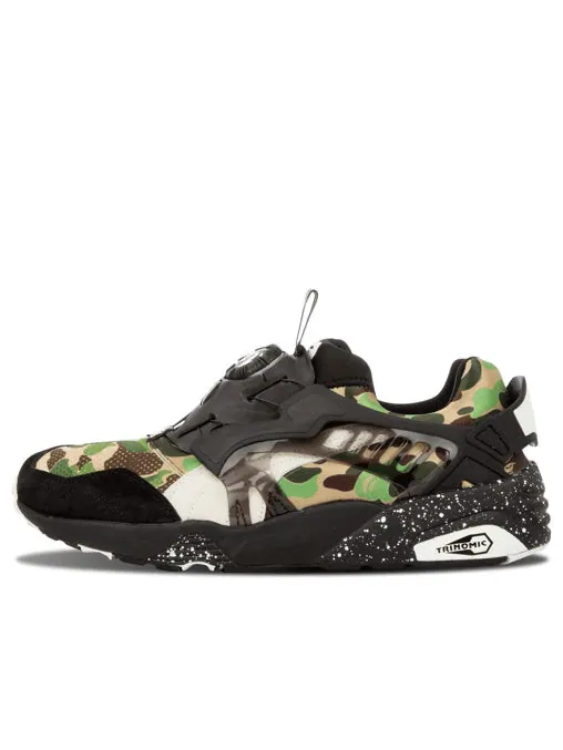 Кроссовки a bathing ape x disc blaze 'camo' Puma — изображение 1 из 4, черный/зеленый
