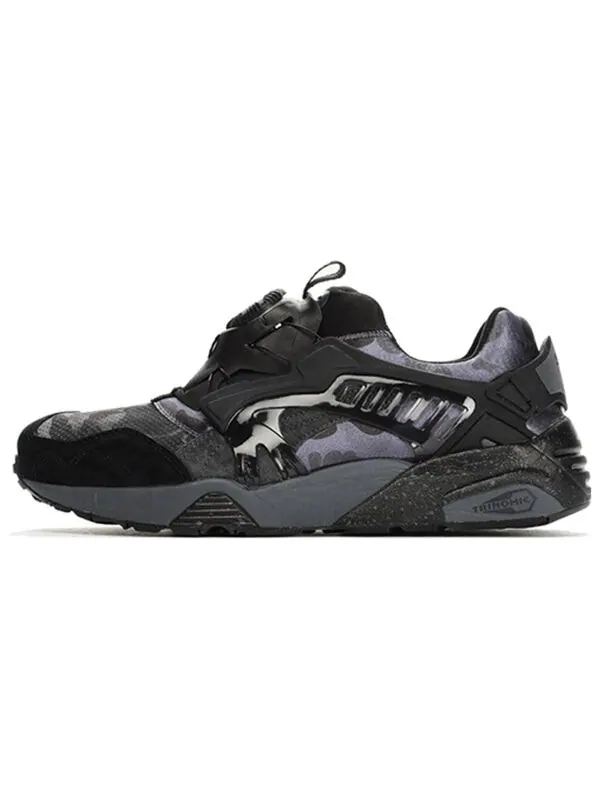 Кроссовки a bathing ape x disc blaze 'black camo' Puma — изображение 2 из 4, черный