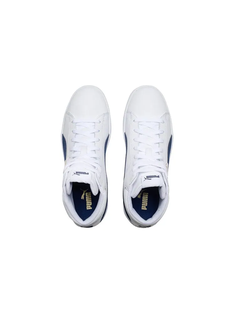 Кеды PUMA 1948 Mid Cozy Breathable Mid Tops Casual Skateboarding Shoes Unisex White — изображение 4 из 5, белый