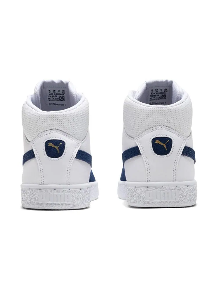Кеды PUMA 1948 Mid Cozy Breathable Mid Tops Casual Skateboarding Shoes Unisex White — изображение 5 из 5, белый