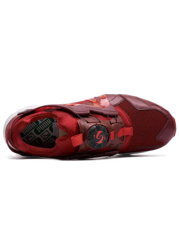 Кроссовки disc blaze Puma — изображение 3 из 4, винный красный