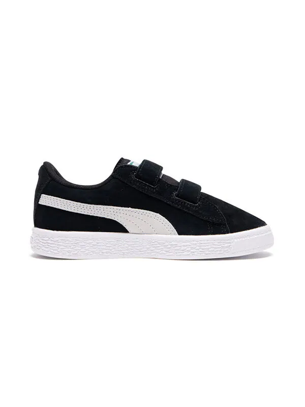 Кроссовки suede 2 straps 'black white' Puma — изображение 2 из 4, черный/белый