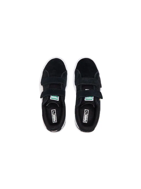 Кроссовки suede 2 straps 'black white' Puma — изображение 4 из 4, черный/белый