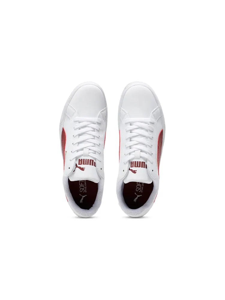 Кеды PUMA Smash Vulc White/Red — изображение 2 из 4, красный