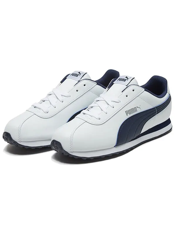 Кроссовки turin 'white peacoat' Puma — изображение 3 из 4, белый/темный синий