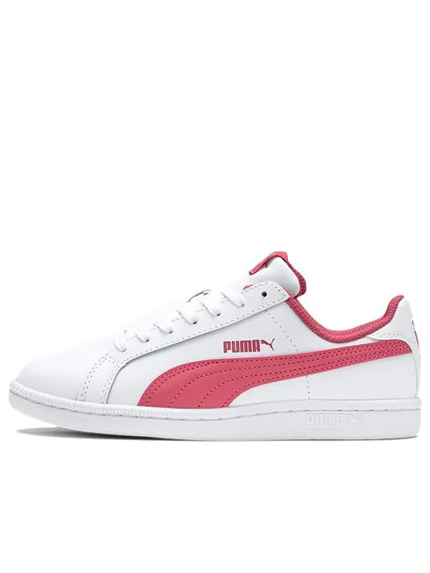 Кеды PUMA Smash White/Pink Jr. — изображение 1 из 5, белый