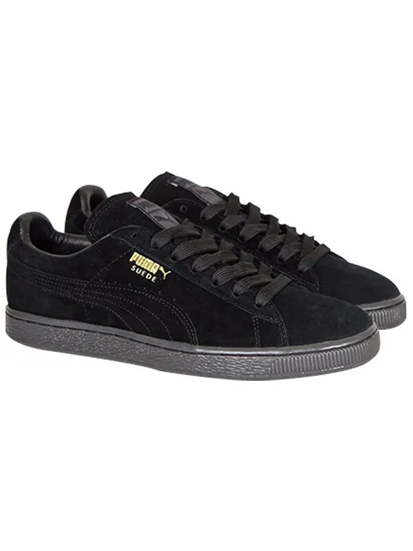 Кроссовки suede classic + mono iced 'black' Puma — изображение 2 из 3, черный