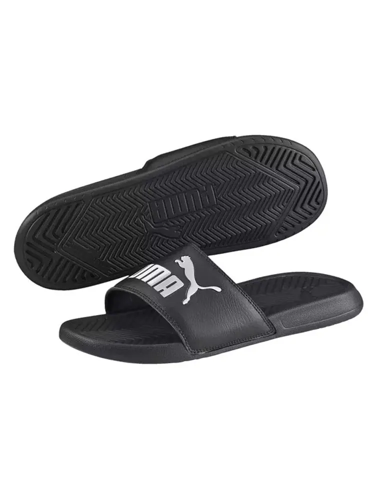 Шлепанцы PUMA Popcat Shower Shoes Black — изображение 4 из 5, черный