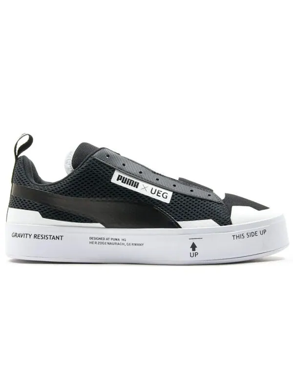 Кроссовки ueg x court play slip-on 'gravity resistance - black' Puma — изображение 2 из 4, черный белый
