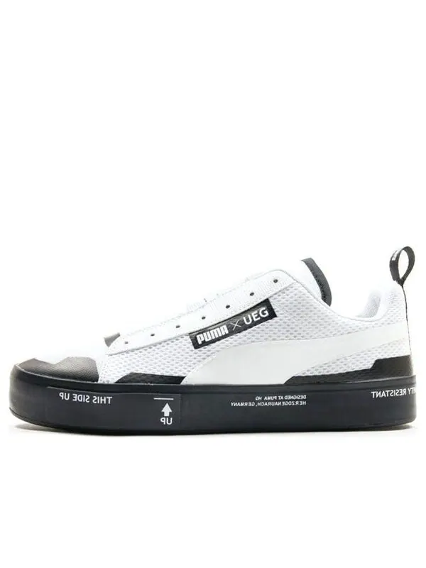 Кроссовки ueg x court play slip-on 'gravity resistance - white' Puma — изображение 1 из 4, белый/черный