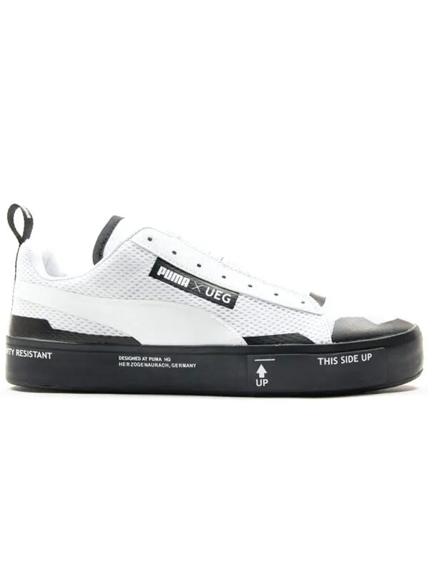 Кроссовки ueg x court play slip-on 'gravity resistance - white' Puma — изображение 2 из 4, белый/черный
