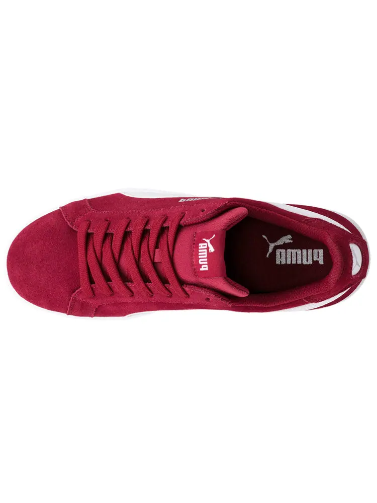 Кеды PUMA Smash Suede Retro Low Top skate shoes Red — изображение 3 из 4, красный