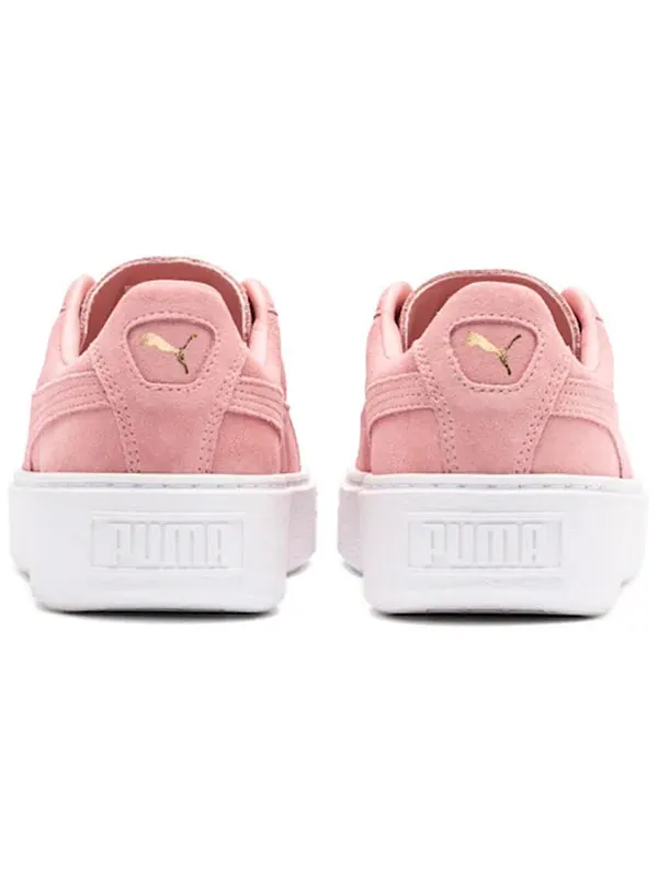 Кроссовки suede platform 'pink white' Puma — изображение 4 из 4, розовый