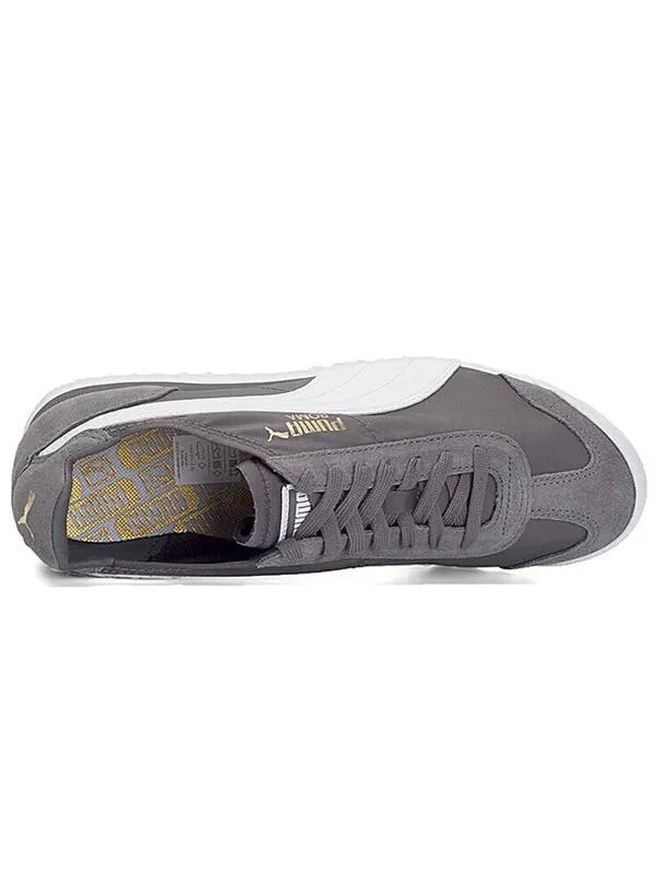 Кроссовки roma og nylon 'gray white' Puma — изображение 3 из 4, серый/белый
