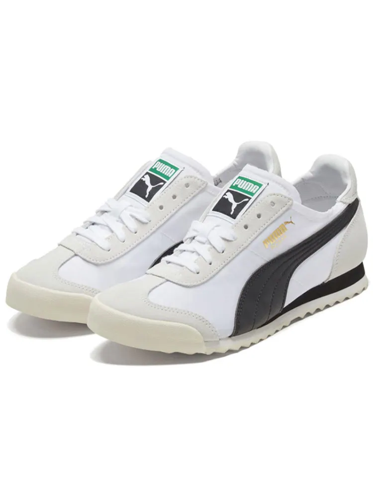 Беговые кроссовки PUMA Roma OG Nylon 'White Black' — изображение 3 из 6, белый