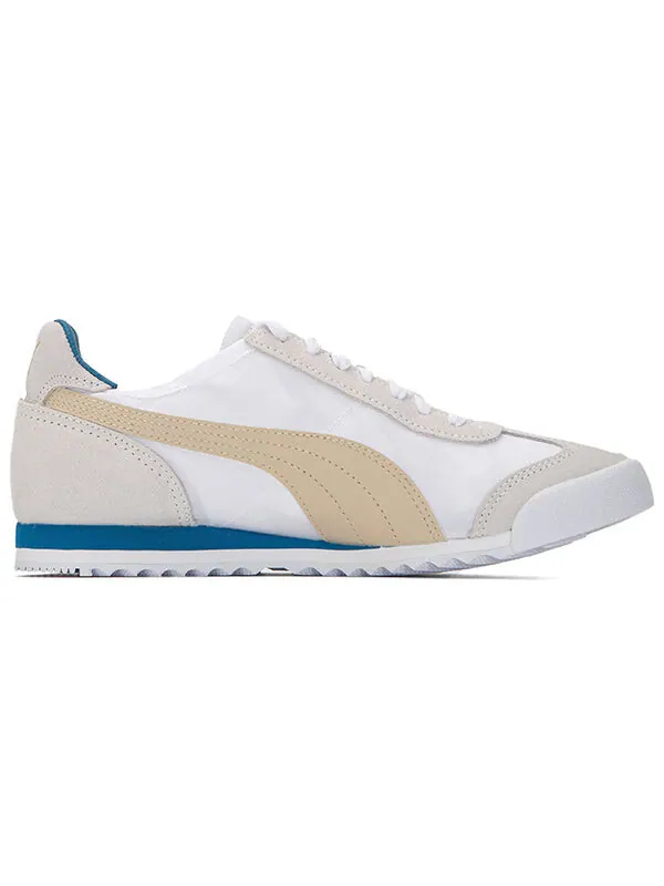 Кроссовки roma og nylon 'white mykonos blue' Puma — изображение 2 из 4, белый/коричневый/синий