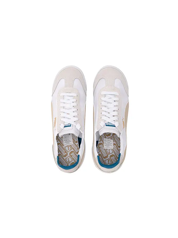 Кроссовки roma og nylon 'white mykonos blue' Puma — изображение 3 из 4, белый/коричневый/синий