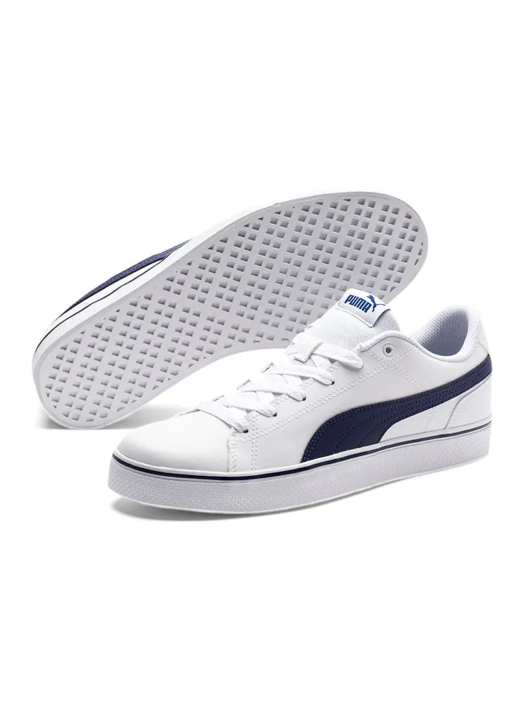 Кеды PUMA Court Point Vulc V2 'White Blue' — изображение 2 из 5, синий