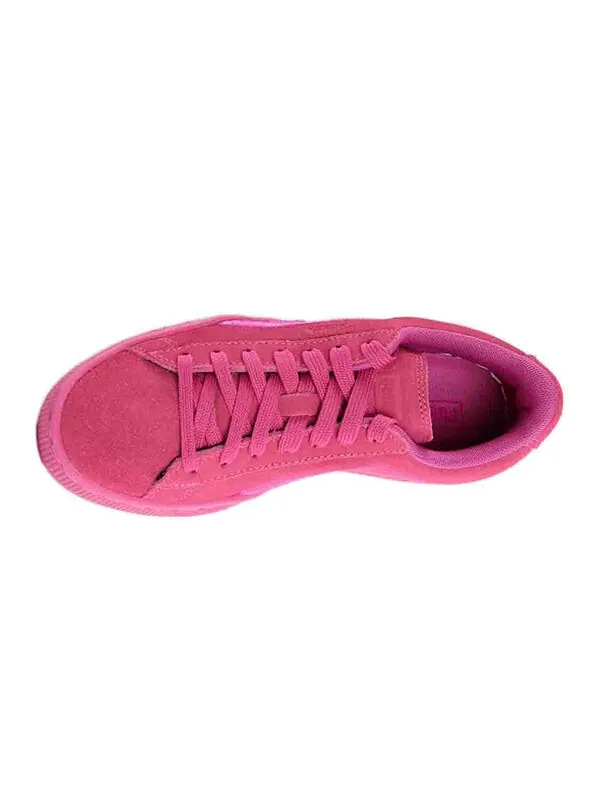 Кроссовки suede classic badge 'shocking pink' Puma — изображение 3 из 4, розовый