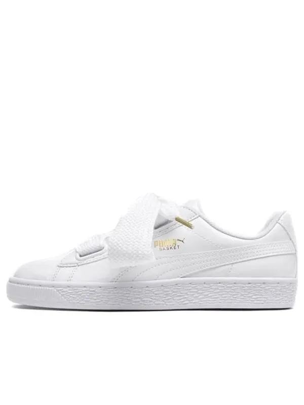 Кроссовки basket heart patent 'white' Puma — изображение 1 из 4, белый