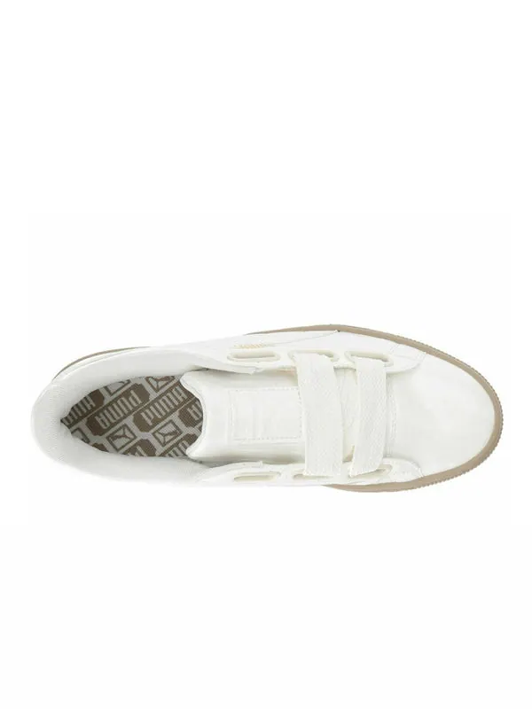 Кроссовки basket heart marshmallow white Puma — изображение 2 из 4, белый