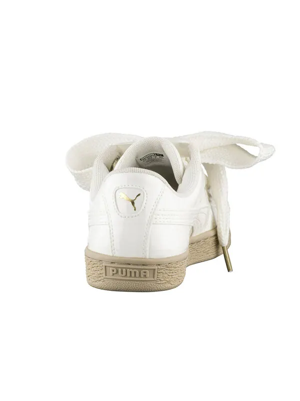 Кроссовки basket heart marshmallow white Puma — изображение 3 из 4, белый