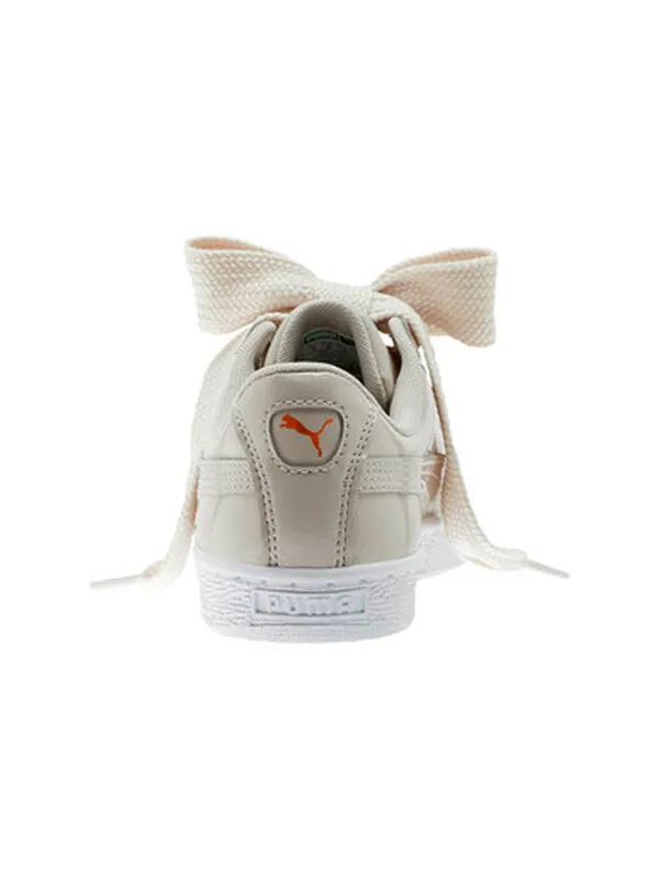 Кроссовки basket heart patent 'silver grey' Puma — изображение 4 из 4, серый