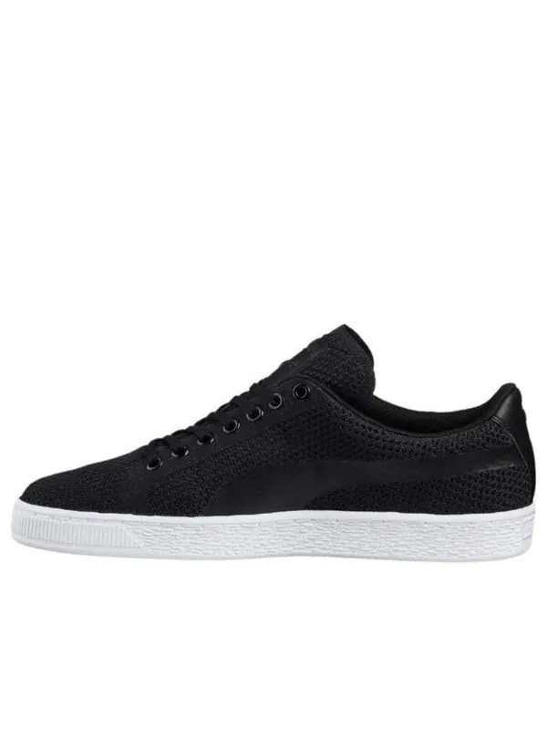 Кроссовки basket classic evoknit 'black white' Puma — изображение 1 из 4, черный/белый