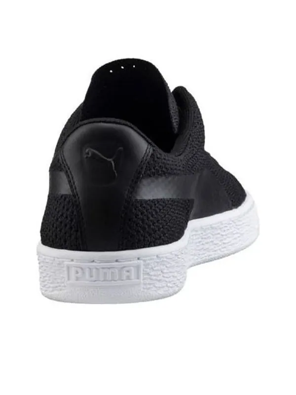 Кроссовки basket classic evoknit 'black white' Puma — изображение 3 из 4, черный/белый