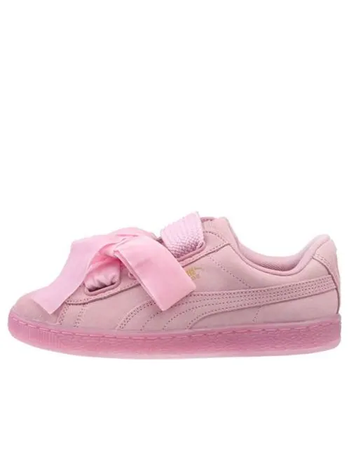 Кроссовки suede heart reset 'prism pink' Puma — изображение 1 из 4, розовый
