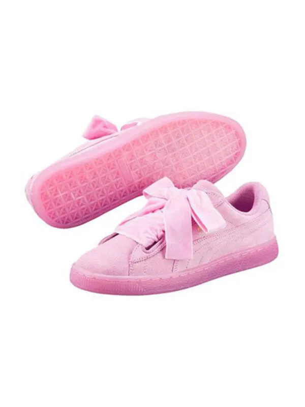 Кроссовки suede heart reset 'prism pink' Puma — изображение 3 из 4, розовый