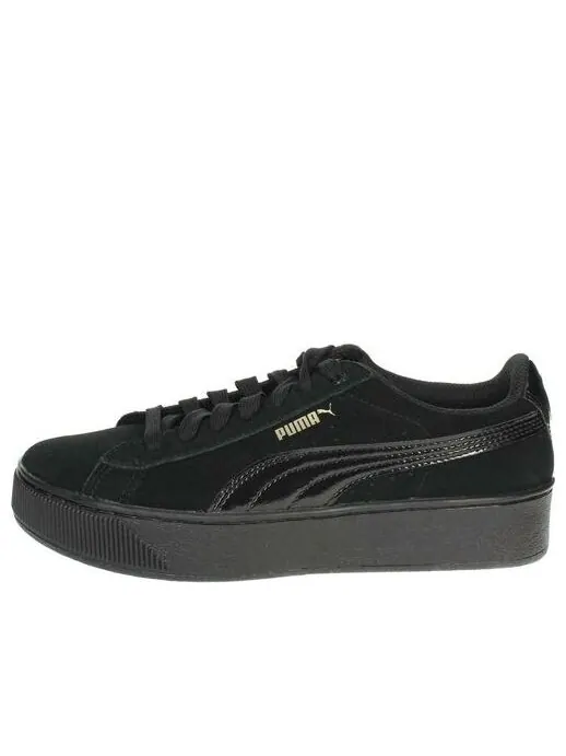 Кроссовки suede s vikky platform - black Puma — изображение 1 из 4, черный