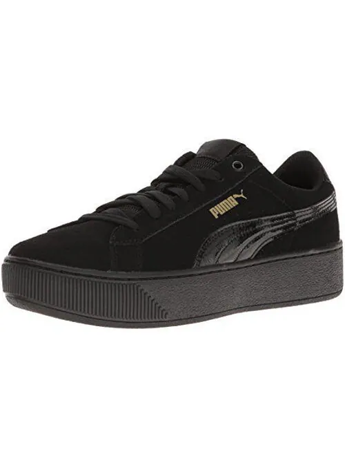 Кроссовки suede s vikky platform - black Puma — изображение 3 из 4, черный
