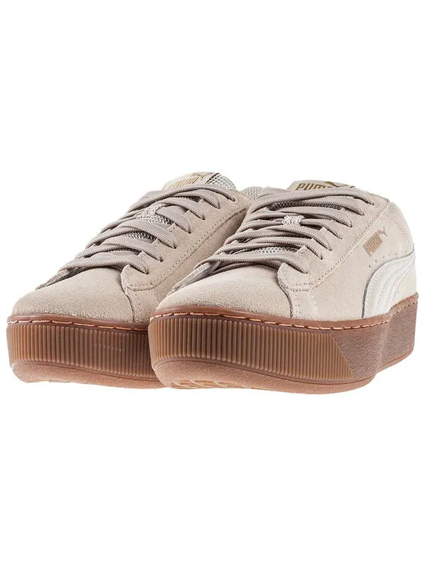 Кроссовки vikky platform 'pebble' Puma — изображение 4 из 4, коричневый