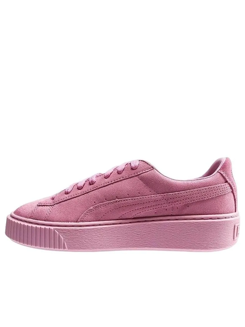 Кеды (WMNS) PUMA Basket Platform Reset PUMA Prism Pink — изображение 1 из 3, красный