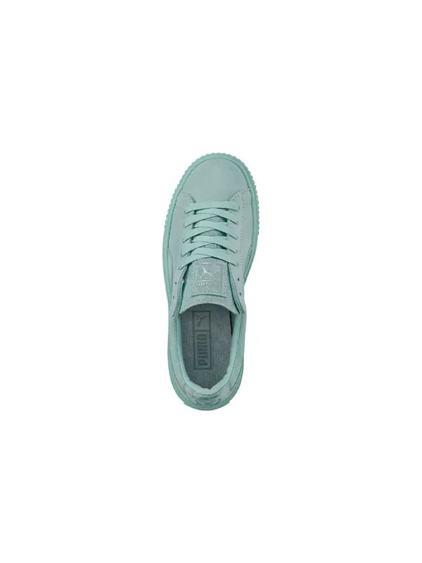 Кроссовки basket platform reset 'peppermint green' Puma — изображение 4 из 4, зеленый