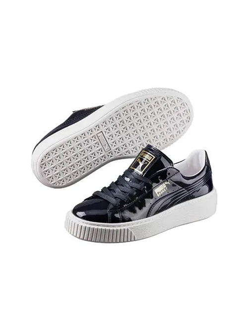 Кроссовки basket platform patent peacoat Puma — изображение 3 из 4, синий