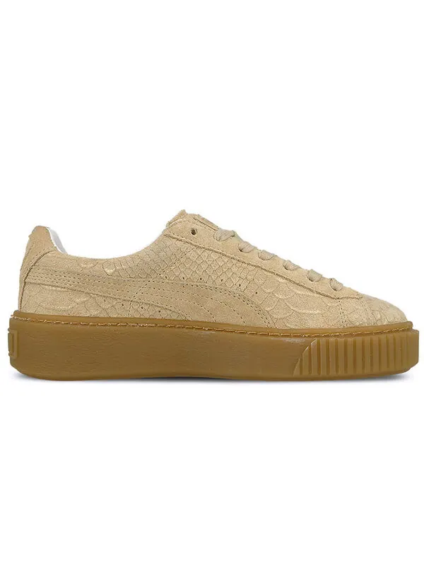 Кроссовки platform 'exotskin - natural vachetta' Puma — изображение 2 из 4, бежевый