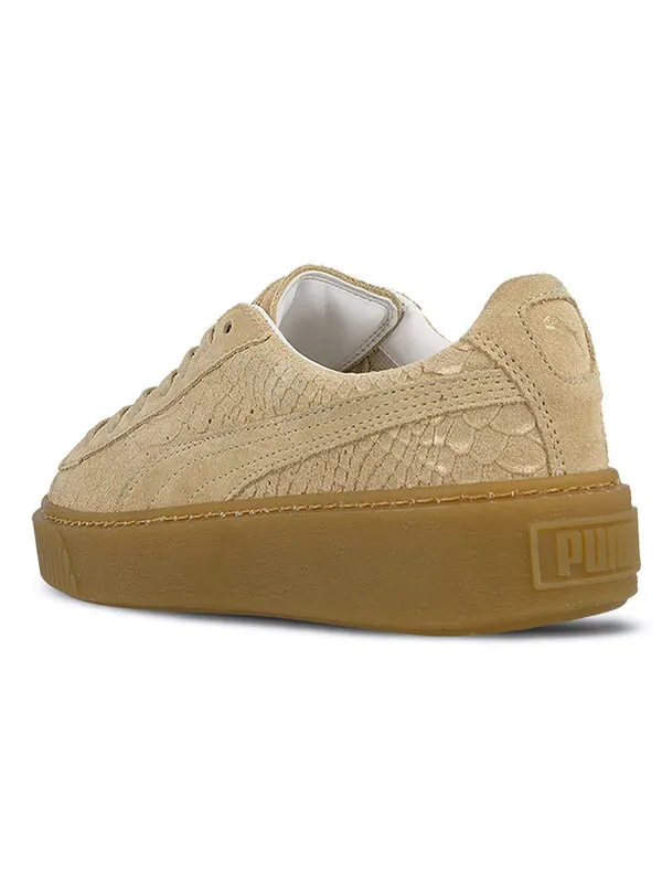 Кроссовки platform 'exotskin - natural vachetta' Puma — изображение 4 из 4, бежевый